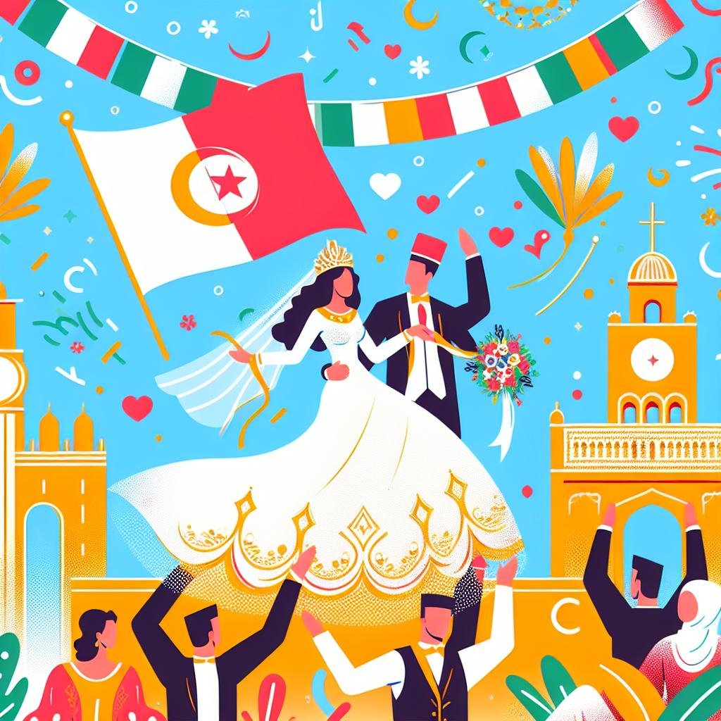 Célébration Nuptiale à La Française : L&rsquo;Essence Du Mariage Algérien En France
