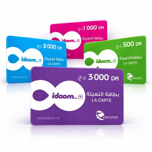 Recharge IDOOM ADSL Algérie depuis l’étranger